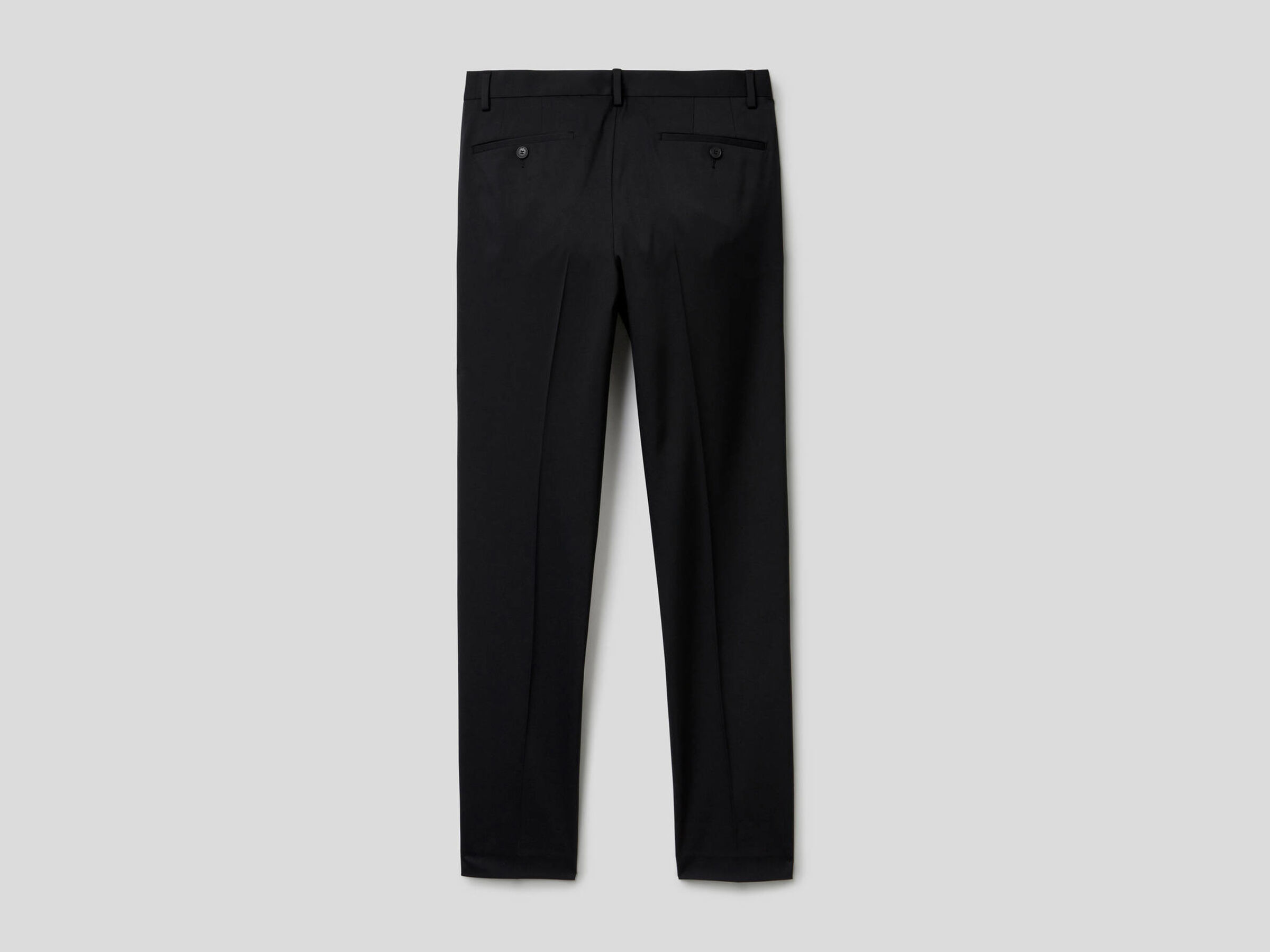 Slim fit trousers with crease Men image number 5